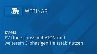 Webinaraufzeichnung CANEZ3 mit EHSR Leistungssteller und 6kW Fremdheizstab programmieren [upl. by Sabra]