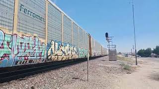 BNSF Manifest at the Main St bridge in Hesperia California thatcurveguy bnsf [upl. by Bastian]