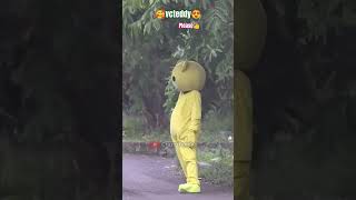 trending teddy comedy romantic love status teddybear jokes viralvideo shortvideo fun lik [upl. by Yhpos]