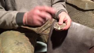 Flintknapping Lessini Flint 1 [upl. by Leidba]