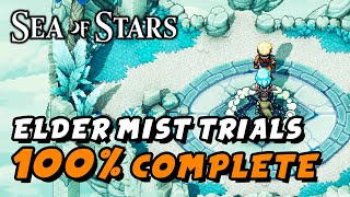 Sea Of Stars  Elder Mist Trials 100 Guide All Chests Rainbow Conches Etc [upl. by Aihcela212]