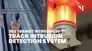 SBS Transit introduces LRT track intrusion detection system [upl. by Eldorado]