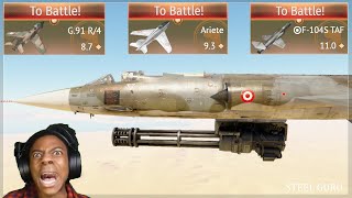 The LONGEST GRIND for F16A ADF Using F104S TAF Ariete G91 R4 💀💀💀 BRRRRT experience [upl. by Llertnac]