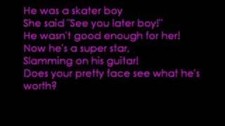 Sk8er Boi  Avril Lavigne LYRICS [upl. by Anima868]