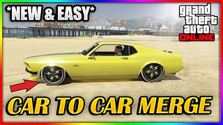 NEW amp EASY GTA 5 CAR TO CAR MERGE GLITCH AFTER PATCH 168 F1BENNYS WHEELS ON ANY CAR XBOXPSN [upl. by Clarhe87]