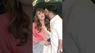 Kapil Sharmas wife Ginni Chatrath Kapil Sharma and wife ginni ka kiss video kapilsharma [upl. by Nyraa]