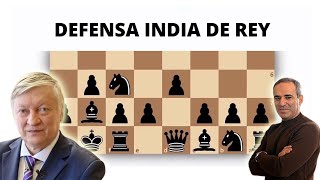 ¡KASPAROV TE ENSEÑA LA DEFENSA INDIA DE REY El mejor esquema de defensa 💪💥 [upl. by Enogitna]