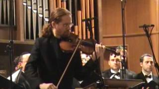 Lullabay violin soloRoman Minz Moscow Male Jewish Cappella Conductor A Tsaliuk [upl. by Ainegue]