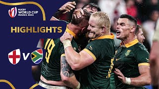 Pollard penalty lifts Springboks to final  England v South Africa  Rugby World Cup 2023 Highlights [upl. by Vetter684]