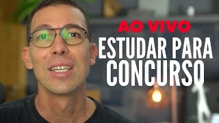 Ao vivo ensinando a estudar para concurso e tirando dúvidas sobre o Coaching [upl. by Nani]