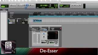 Using the Deesser in PRO TOOLS [upl. by Wallraff]