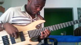 Dwayne Livingstone on an ESP LTD B1005 [upl. by Ahseen]