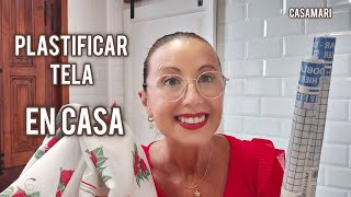 Plastificar tela en casa 🏠 Súper fácil ✂️tejido tips [upl. by Ndnarb]