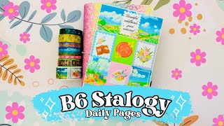 B6 Stalogy Planner  Decorate with me w Simply Gilded Subscription Box Stickers  Daily Planner [upl. by Izaak403]