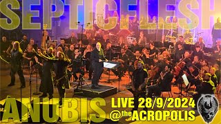 SepticFlesh  Anubis live  the Acropolis 2892024 with the Athens State Orchestra [upl. by Aleciram]