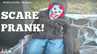 FUNNY HALLOWEEN SCARE PRANK  Top Boyfriend and Girlfriend Pranks [upl. by Cirderf]