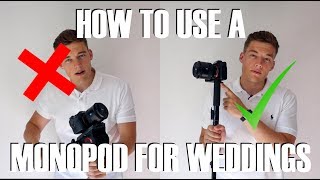 Monopod for Wedding Video  Wedding Videography Tips [upl. by Ardine853]