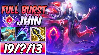 FULL BURST ONESHOT JHIN DARK HARVEST  65000 DAMAGE  New Build amp Runes  League of Legends [upl. by Adnilim869]