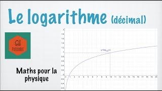 Le logarithme décimal en physique chimie [upl. by Aidile]