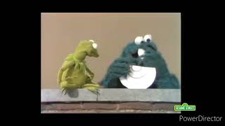 Kermits Watching Cookie Monster Eating A Plate With Happy Face For 10 Hours [upl. by Siravat432]