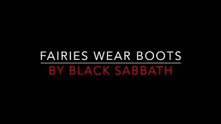 Black Sabbath  Fairies Wear Boots 1970 Lyrics HD [upl. by Carine]