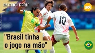 SELEÇÃO FEMININA LEVA VIRADA DO JAPÃO INACREDITÁVEL ESSA DERROTA DO BRASIL DISPARA YARA FANTONI [upl. by Giorgi]