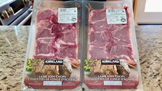 Costco Lamb Loin Chops  Lamb Chops  Lamb Loin Chops in Air Fryer  Costco Meat  ASMR cooking [upl. by Elehcin835]