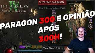 LVL MÁXIMO E OPINIÃO APÓS JOGAR 300H DA EXPANSÃO E TEMPORADA 6 DE DIABLO 4 VESSEL OF HATRED [upl. by Gombosi]