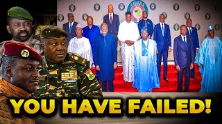 ECOWAS Summit FAILS Terribly Pleading with Sahel for Help [upl. by Ardnahs]