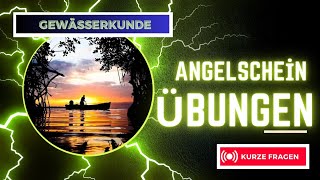 Angelschein Prüfung Gewässerkunde angeln angler angelschein fische gewässerkunde anglerlife [upl. by Akcemat]