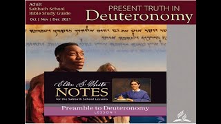 Ellen G White Notes for Sabbath School Lesson 1quotPreamble to Deuteronomyquot Audio by Carla Morris [upl. by Emmet]