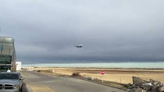 Air Canada 777200LR Landing at YYC [upl. by Airamesor]