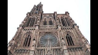 Cathédrale NotreDame de Strasbourg  Les 10 cloches du beffroi  Cloches tour Klotz  Plénum [upl. by Alair]