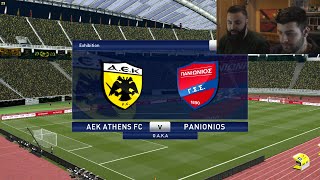 ΑΕΚ  Πανιώνιος  PES 2015 ProGamerZ GREEK Ultimate Patch [upl. by Osanna]