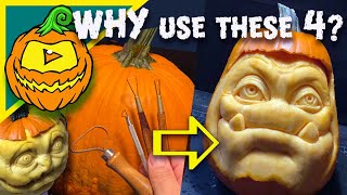 How To Use PRO Pumpkin Carving Tools in 2023 [upl. by Maharva236]