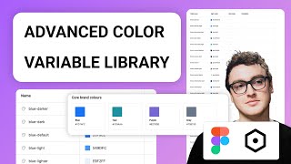 Creating an Advanced Figma Color Variable Library [upl. by Francklin538]