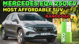 Mercedes EQA 250 review  Mercs most affordable EV  First Look 🔥🔥 [upl. by Yotal]