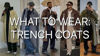 What To Wear This Fall  Styling Trench Coats  Mens Fall Trends  Fashion Style Blog 2024 [upl. by Atteyek]