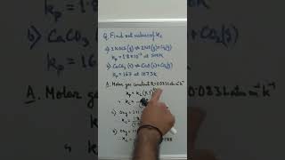 Problem Solving  kp and kc Relation jeechemistry neetchemistry chemistry [upl. by Eimmit]