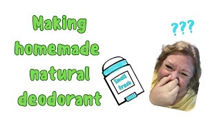 Making Natural Deodorant [upl. by Elletnahs]