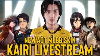 🔴 LIVE  MobileLegendsBangBang AttackonTitan MLBBxAOT [upl. by Ronoh]