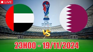 UAE vs QATAR World Cup Qualification match livestream [upl. by Alleoj]