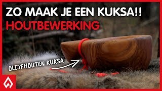 HOUTBEWERKEN Een kuksa maken  Dutch Outdoor Group [upl. by Atinej]