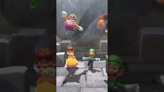 Super Mario Party Granite Getaway Luigi vs Daisy  Donkey Kong amp Wario [upl. by Millburn]