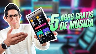 5 Apps gratis para escuchar música [upl. by Ahsien]