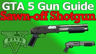 GTA 5 SawnOff Shotgun Gun Guide Review Stats amp How To Unlock [upl. by Norrie]