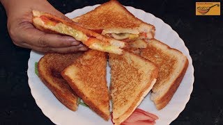 Tomato Cucumber Sandwich Recipe  Cheese Tomato Sandwich  Cheese Salad Sandwich [upl. by Nalloh18]