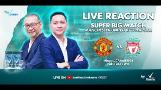 THE DERBY LIVE REACTION 31 SUPER BIG MATCH EPL  MANCHESTER UNITED VS LIVERPOOL [upl. by Gillead713]