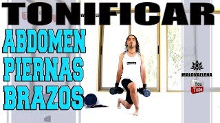 Tonificar INTENSO ENTRENAMIENTO  Brazos  Piernas  Abdomen Sigame Malovachannel [upl. by Amory861]