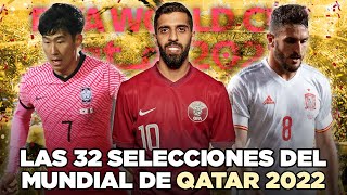 Los 32 CLASIFICADOS al MUNDIAL de QATAR 2022 🏆​ OFICIAL [upl. by Barthold310]